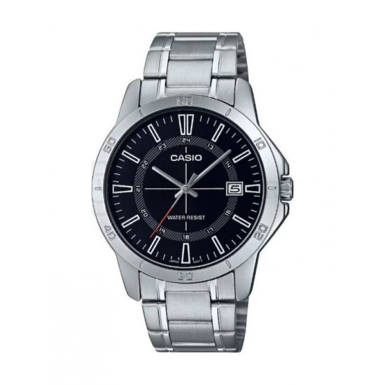 Casio MTP-V004D-1CUDF,  Men's Watch Battery with Silver Metal Bracelet