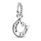 Pandora 799157C01,  Charm Talisman Horseshoe Silver with Zircon with Personalization 