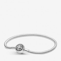 Pandora 590038C01-18 , Women's Bracelet Chain made of Silver with Zircon Pandora 590038C01-18 , Women's Bracelet Chain made of Silver with Zircon