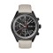 Hugo Boss 1513562 ,  Grand Prix Ανδρικό Ρολόι 44mm Χρονογράφος Μπαταρίας με Μπεζ Δερμάτινο Λουράκι