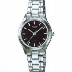 Casio LTP-1275D-1A ,  Women's Watch with Silver Metal Bracelet 