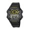 Casio AE-1300WH-1AVEF ,  Digital Men's Watch 45mm Chronograph Battery with Black Rubber Strap 