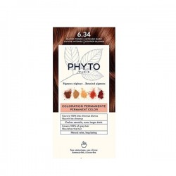 Phyto Phytocolor Hair Dye no Ammonia 6.34 Dark Intense Copper Blonde 50ml