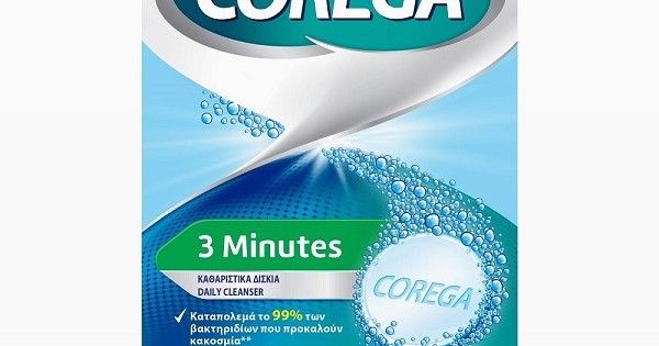 Corega 3 Minutes Denture Cleanser 36 tabs - 5054563075154