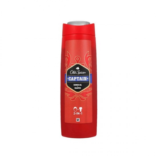 Old Spice Captain Shampoo Shower Gel for Men for Body & Hair 400ml