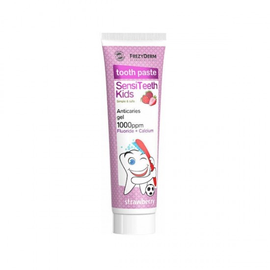 Frezyderm SensiTeeth Children's Toothpaste for 6+ Years with Strawberry Flavor 50ml Frezyderm SensiTeeth Children's Toothpaste for 6+ Years with Strawberry Flavor 50ml