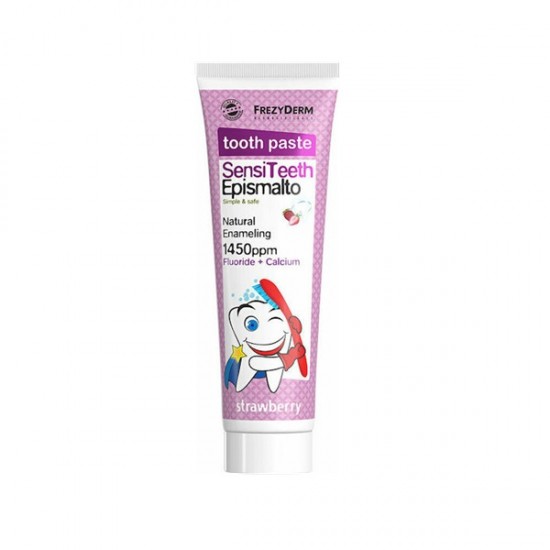 Frezyderm SensiTeeth Epismalto Children's Toothpaste for 6+ Years with Strawberry Flavor 50ml Frezyderm SensiTeeth Epismalto Children's Toothpaste for 6+ Years with Strawberry Flavor 50ml