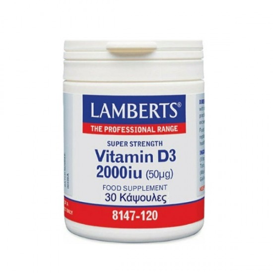 Lamberts Vitamin D3 2000IU 30Caps Lamberts Vitamin D3 2000IU 30Caps