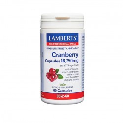 Lamberts Cranberry 18.75mg 60 caps Lamberts Cranberry 18.75mg 60 caps
