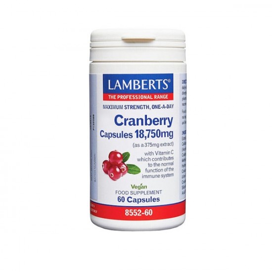Lamberts Cranberry 18.75mg 60 caps