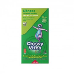 Vican Chewy Vites Σίδηρος & Πολυβιταμίνες Κατάλληλο για Παιδιά με Βιταμίνη C 60 ζελεδάκια Vican Chewy Vites Σίδηρος & Πολυβιταμίνες Κατάλληλο για Παιδιά με Βιταμίνη C 60 ζελεδάκια