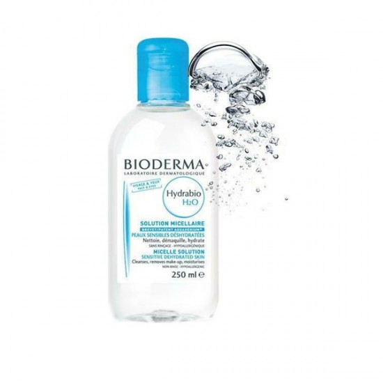 Bioderma Hydrabio H2O Micellar Water Makeup Remover for Face & Eyes for Dehydrated & Sensitive Skin 250ml