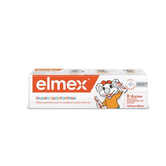 Elmex Toothpaste for Kids 0-6y 1000 ppm F 50 ml Elmex Toothpaste for Kids 0-6y 1000 ppm F 50 ml