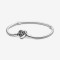 Pandora 598827C01-16, Women's Bracelet with design Heart made of Silver with Zircon