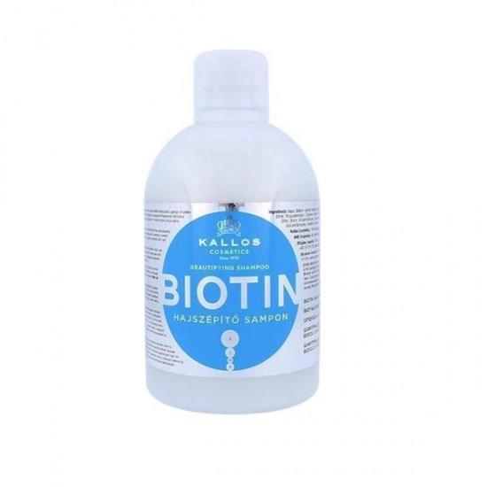 Kallos Biotin Beautifying Shampoos Reconstruction/Nourishment & Hydration for Fragile Hair 1000ml