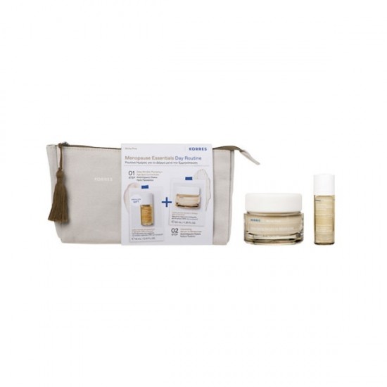 Korres White Pine Menopause Essentials Skin Care Set for Αnti-ageing Day Routine 3pcs
