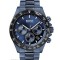 Boss Hero 1513758, Men's Watch 43mm Chronograph Battery with Blue Metal Bracelet