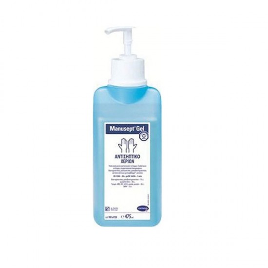 Hartmann Manusept Gel Antiseptic with Pump 475ml Natural