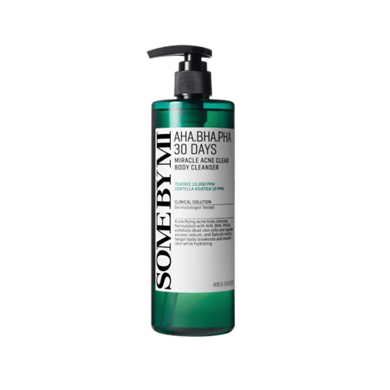Some By Mi AHA BHA PHA 30 Days Miracle Acne Clear Body Cleanser with Tea Tree 400g