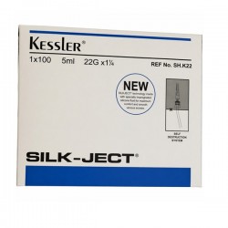 Kessler Sterile Syringe 5ml x 22G 100 PCS Kessler Sterile Syringe 5ml x 22G 100 PCS