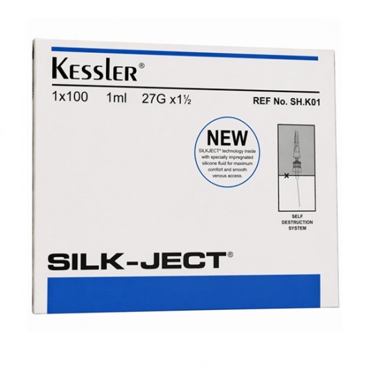 Kessler Sterile Syringes 1 ml 27G – Disposable with Needle, 100 pcs Kessler Sterile Syringes 1 ml 27G – Disposable with Needle, 100 pcs