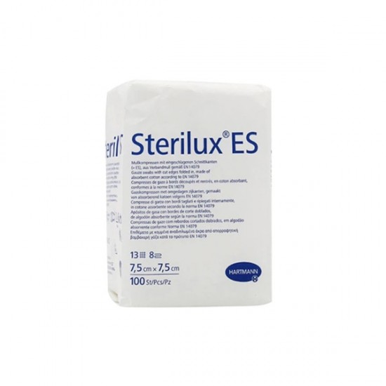 Hartmann Sterilux Es Non-Sterile Gauzes 17 Threads 8ply 7.5x7.5cm 100pcs Hartmann Sterilux Es Non-Sterile Gauzes 17 Threads 8ply 7.5x7.5cm 100pcs