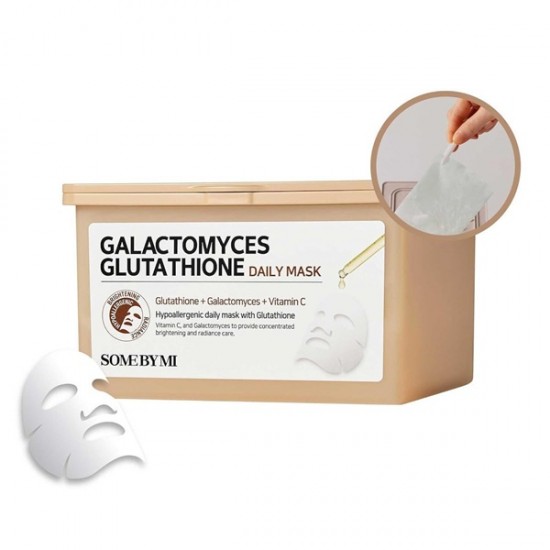 Some By Mi Galactomyces Glutathione Face Mask 30pcs