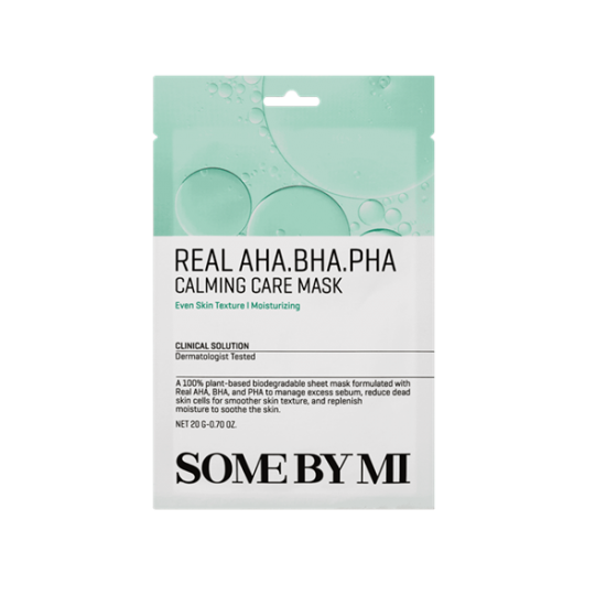 SOME BY MI Real AHA-BHA-PHA Calming Care Mask Sheet Face Mask 20g