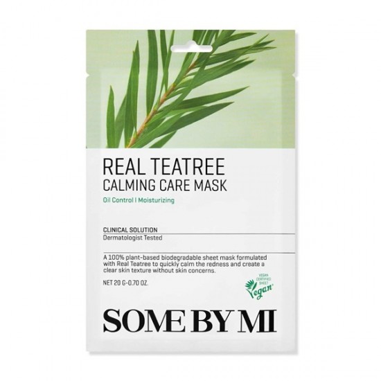 Some By Mi Real Tea Tree Calming Care Face Mask 20gr Some By Mi Real Tea Tree Calming Care Face Mask 20gr