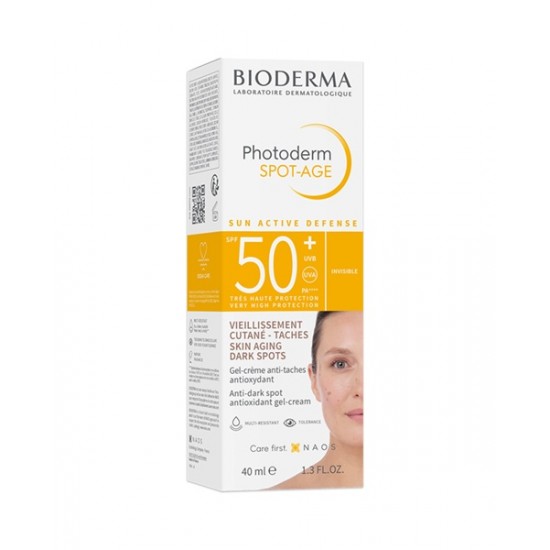 Bioderma Photoderm Spot Age Anti-spots Antioxidant Waterproof Sunscreen Cream Face SPF50 40ml