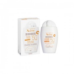 Avene Fluide Mineral Facial Sunscreen For Sensitive Skin SPF50+ 40 ml
