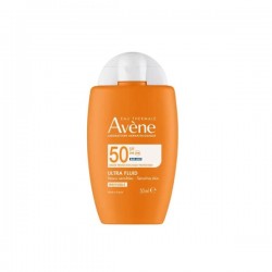 Avene Ultra Fluid Invisible Face Sunscreen for Sensitive Skin Fragrance-free SPF50 50 ml