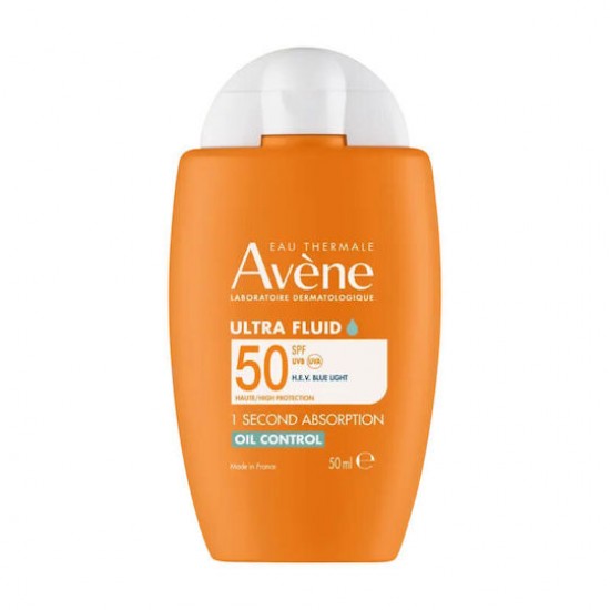 Eau Thermale Avène Ultra Fluid Oil Control Waterproof Sunscreen Lotion Face SPF50 50ml