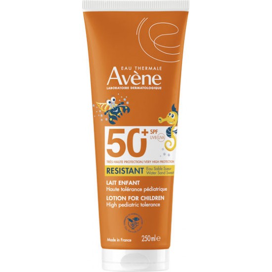 Avene Resistant Sun Protection Milk for Kids Face & Body SPF50+ 250 ml