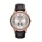 Emporio Armani Women's Watch with Black Leather Strap