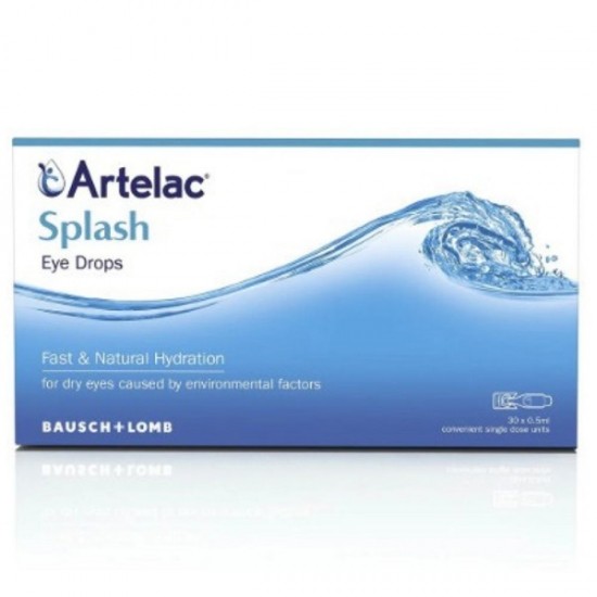 Bausch & Lomb Artelac Splash Dry Eye Drops with Hyaluronic Acid 30x0.5ml Bausch & Lomb Artelac Splash Dry Eye Drops with Hyaluronic Acid 30x0.5ml