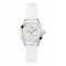 Guess Women’s Watch Quartz with White Silicone Strap