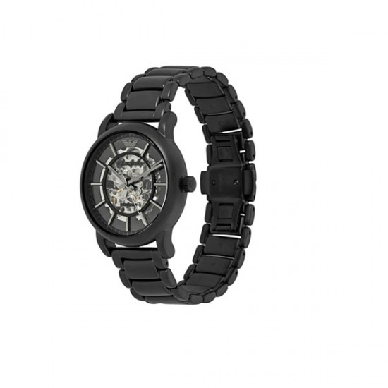 Emporio Armani AR60045, Men's Watch 43mm Chronograph Battery with Black Metal Bracelet Emporio Armani AR60045, Men's Watch 43mm Chronograph Battery with Black Metal Bracelet