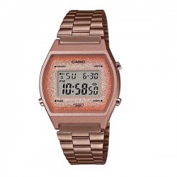 Casio B640WCG-5DF Digital Men’s Watch with Pink Gold Metal Bracelet