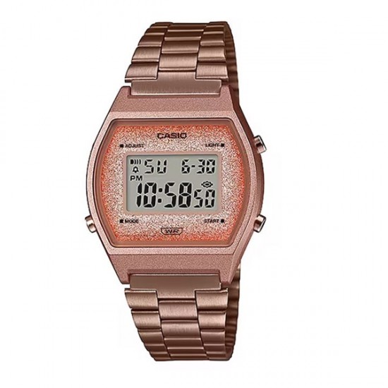 Casio B640WCG-5DF Digital Men’s Watch with Pink Gold Metal Bracelet Casio B640WCG-5DF Digital Men’s Watch with Pink Gold Metal Bracelet