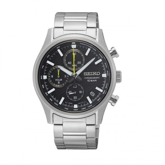 Seiko SSB419P1 Ανδρικό Ρολόι Chronograph 42mm Quartz με Ασημί Μεταλλικό Μπρασελέ Seiko SSB419P1 Ανδρικό Ρολόι Chronograph 42mm Quartz με Ασημί Μεταλλικό Μπρασελέ