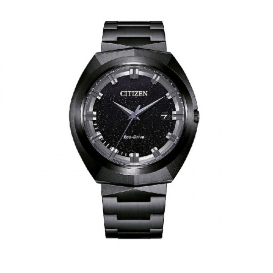 Citizen BN1015-52E Ανδρικό Ρολόι 42mm Eco-Drive με Μαύρο Μεταλλικό Μπρασελέ