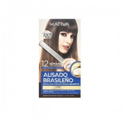 Kativa Brazilian Straightening Brunette Keratin Hair Straightening Kit 210ml