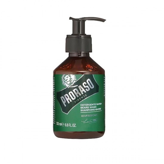 Proraso Beard Wash Shampoo Eucalyptus Beard Cleanser 200ml Proraso Beard Wash Shampoo Eucalyptus Beard Cleanser 200ml