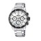 Festina 20560/1 Men’s Chronograph Watch 45mm with Silver Metal Bracelet