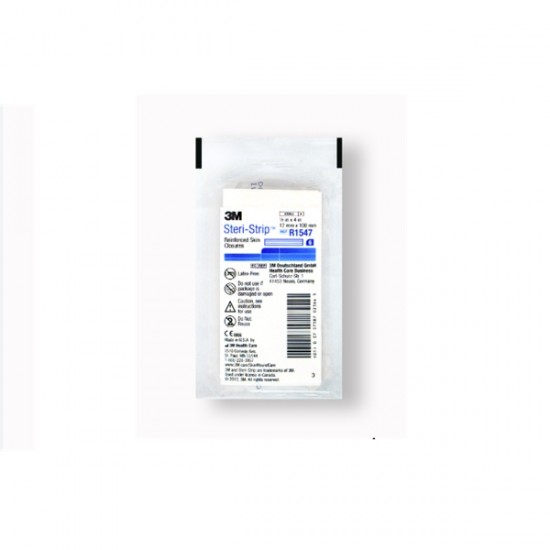 3M Steri Strip Reinforced Skin Closures R1547 12mm x100mm 6pcs 3M Steri Strip Reinforced Skin Closures R1547 12mm x100mm 6pcs