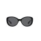 Polaroid PLD 4154/S/X Women's Polarized Sunglasses Black Frame Grey Lenses L 55mm