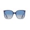 Polaroid PLD 6218/S 0PJP/Z7 Women's Polarized Sunglasses Blue Frame Blue Gradient Lenses 56-L