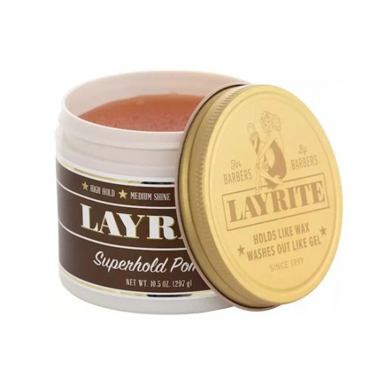 Layrite Super Hold Pomade Water-Based Hair Styling Pomade 297g