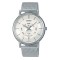 Casio Men's Multifunction Watch 40mm with Silver Stainless Steel Mesh Bracelet